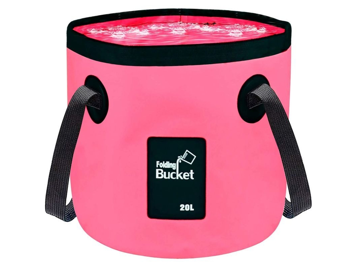 Balde de Água Plegável Nova Line 20l, colapsível para camping, pesca, jardinagem e lavagem de carros | S/MARCA