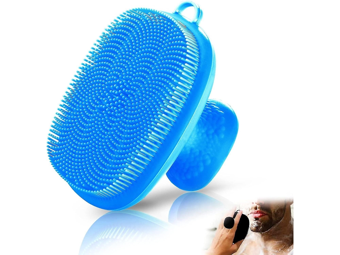 Escova Facial Esfoliante De Silicone Para Homens, Escova Manual De Limpeza Facial, Escova Macia Para Homens E Mulheres.