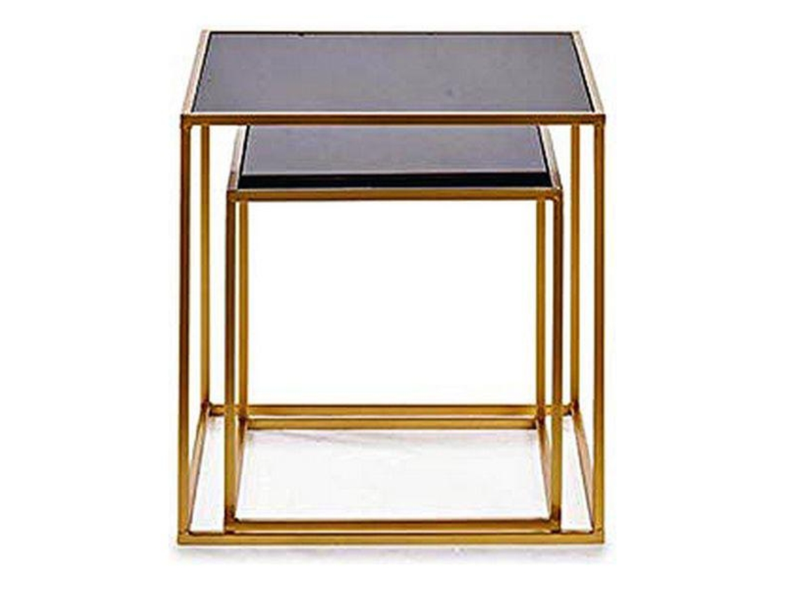 Conjunto de 2 Mesas Metal 50 X 50 X 50 Cm