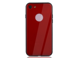 Capa de Vidro Temperado LAXISCREED Iphone 8 Vermelho Apple