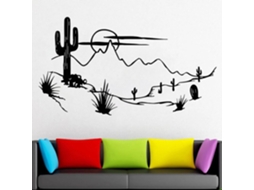 Os Adesivos Murais Com Motivos De Cactos São Adequados Para A Decoração De Salões E Quartos Para Sofás.