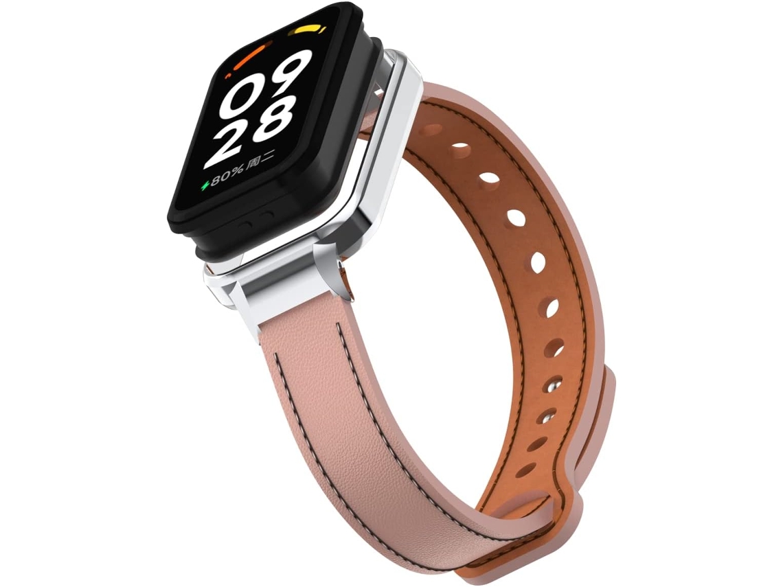 Pulseira Hopmc Compatível Com Redmi Smartwatch 2, De Couro
