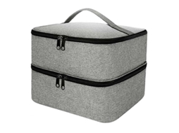 Bolsa Organizadora De Esmaltes Com Capacidade Para Mais De 30 Frascos E Luminária. Bolsa Dupla Para Guardar Esmaltes. Ly Ebike