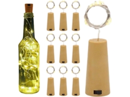 Rolhas Para Garrafas De Vinho, Pacote Com 10 Unidades