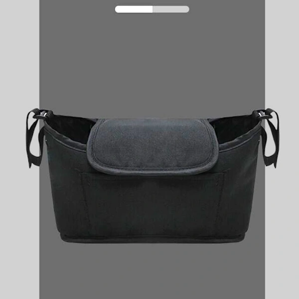 Bolsa Organizadora para Carrinho de Bebê, Preto AQUAFORGE