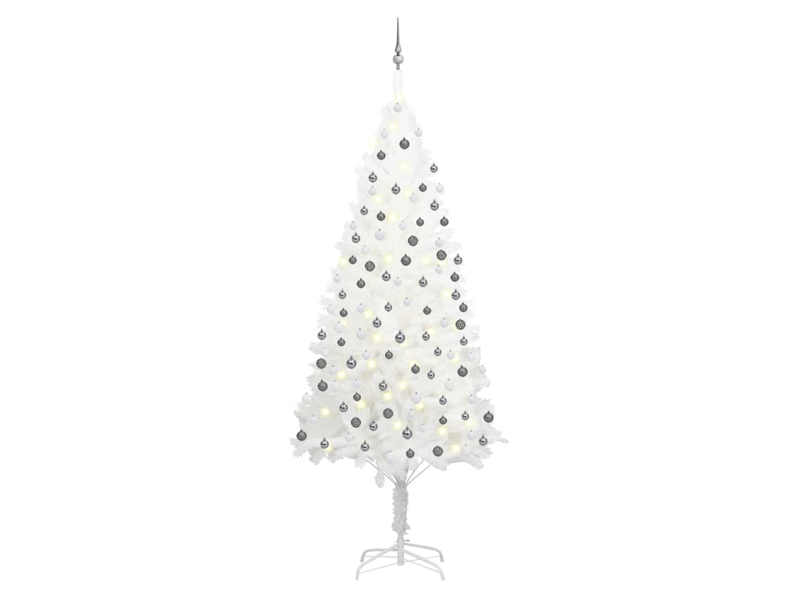 Christmas Tree, Christmas Trees Vidaxl Branco Polietileno (240 X 100 Cm)