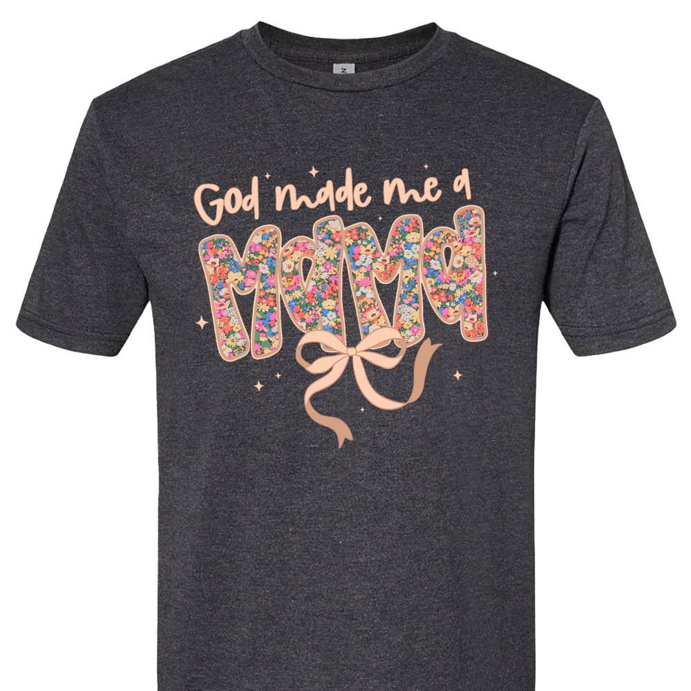 God Made Me A Mama T-shirt Unisex Rockinstone Size:l