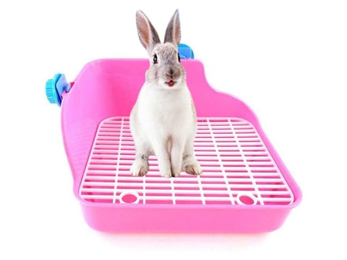 2025 Nuevo Baño Sanitario Para Mascotas Caja De Arena Esquina Para Conejos Chinchillas Cobayas Hurones Animales Pequeños