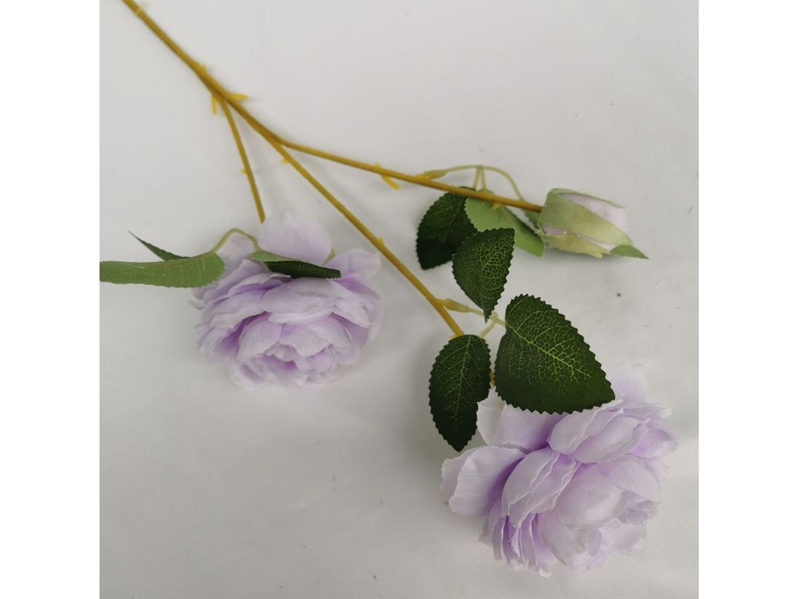 2026 ramo Artificial de 6 Peonías Lilas, Decoración para Hogar, Bodas Y Fiestas, 70 Cm, 3 Cabezas por Rama