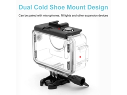 Funda impermeable para DJI Osmo Action 3/4 IP68, sumergible hasta 60 m, cristal templado y resistente a caídas S/MARCA