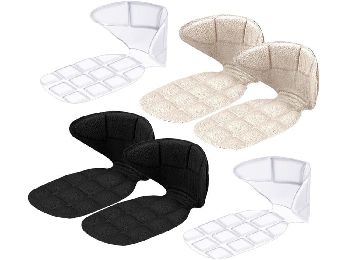 Palmilhas De Gel E Tecido Jp Para Calcanhar, 3 Pares Para Sapatos De Salto Alto, Respiráveis, Aliviam O Desconforto