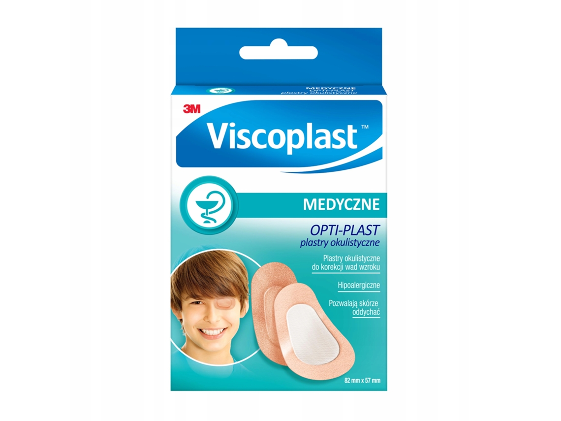 Placas Médicas Viscoplast Opti Plast 82x57, Pacote Com 10 Unidades 3m