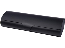 Estojo para Óculos de Grau em Alumínio Preto, Ultraleve e Resistente, de Miopia AQUAFORGE