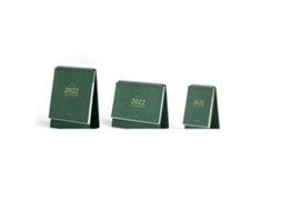 Calendário De Escritório, Simples, Elegante, Com Textura, Design Clássico, Multifuncional, 2022, Verde, Grande, 2022, Simples, Pequeno