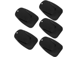 Protetor De Perna Motocicleta Abs, 5 Peças Para Motocicleta Cabra, Resistente Ao Desgaste, Fácil Instalação, Descanso