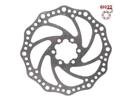 Disco De Freno R6.1 180mm 6h Plata Rambomil