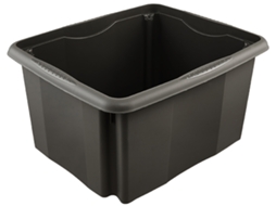 Caixa de Armazenamento Keeper Emil Eco 24 Litros Grafite KEEEPER