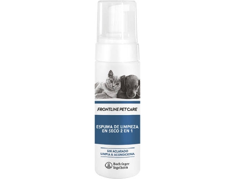 Champô para Cães e Gatos  2Em1 Espuma Lavagem A Seco (150 ml)