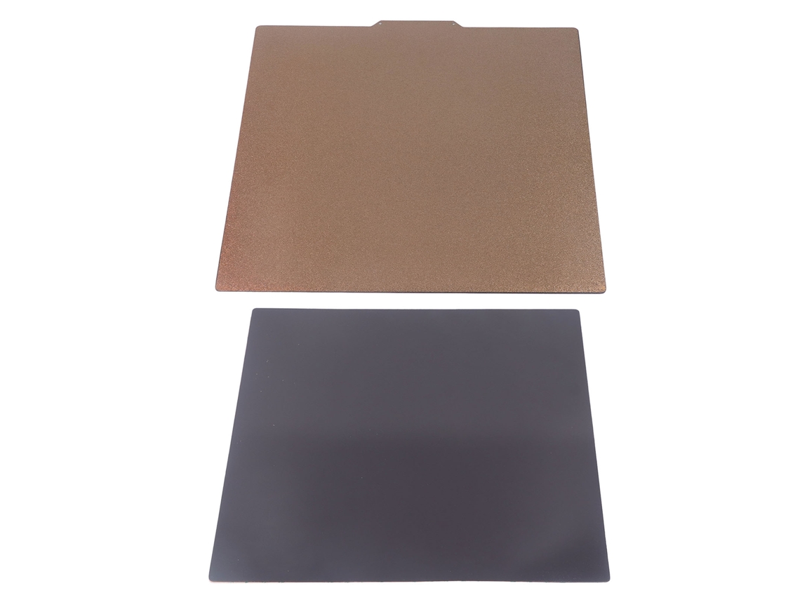 Placa Magnética de Aço Pei para Impressora 3d Voron com Adesão Forte Dupla e Fácil Desmoldagem 350x350mm