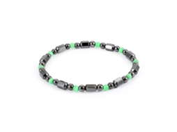 Pulseira Magnética Terapia Hematita Para Emagrecimento Bijuteria