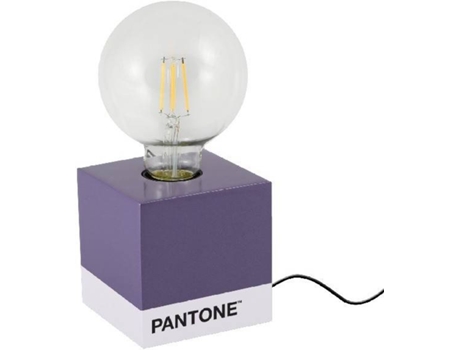 Candeeiro  HIO8681847183716 (Roxo e Branco - Madeira)