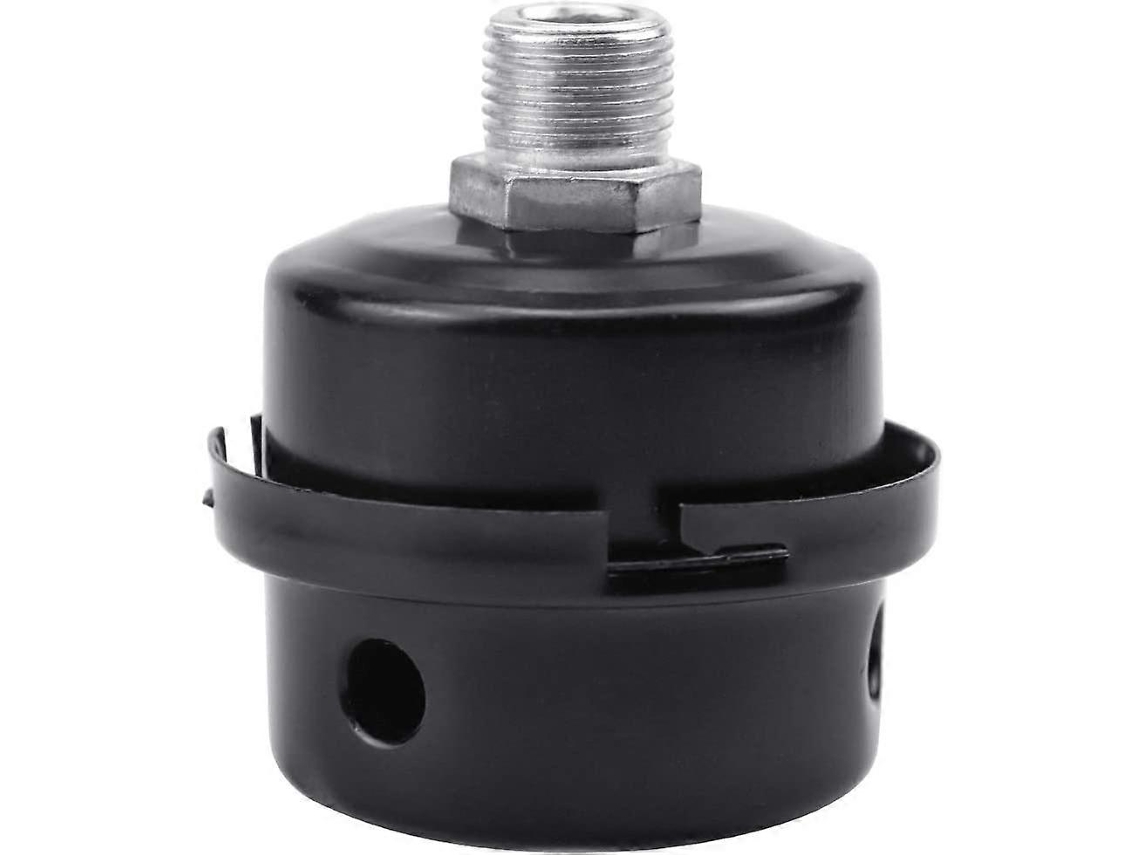 Silenciador Filtro Compressor Ar Com Conector Rosca 3/8 Ou 16mm