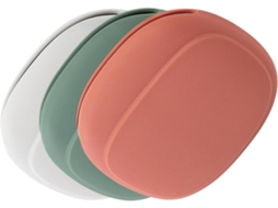 Conjunto de 3 Estojos de Silicone para Guardar Fones de Ouvido e Cabos, Organizador Pequeno. SFUSHOS
