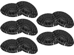 Batente Anticolisão De Silicone Preto Para Portas De 5 A 10 Polegadas (cm), Conjunto De Almofadas.