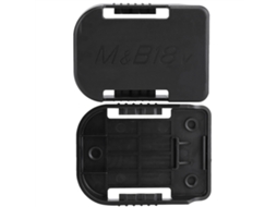 Suporte de Bateria S/MARCA para Ferramentas Makita/Bosch 18V, 5pcs, Preto