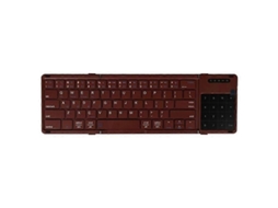 Teclado FK328t Bluetooth, com Touchpad, numérico, compatível com iOS, Android, Windows, Mac