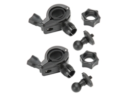2 Unidades Hd‑076a Suporte para Câmera de Painel de Carro Dv para Bicicleta e Motocicleta CHABERLU (cabeça de Parafuso)