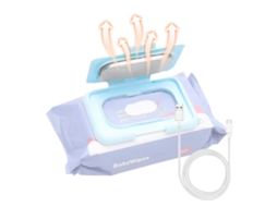 Aquecedor De Toalhas Umedecidas Para Bebê Portátil Usb Ideal Para Viagens Azul/rosa/branco