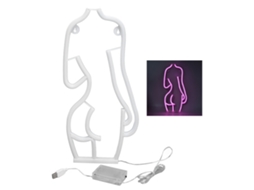 Luz de Neón Led Lady Back Decorativa Pared | S/MARCA