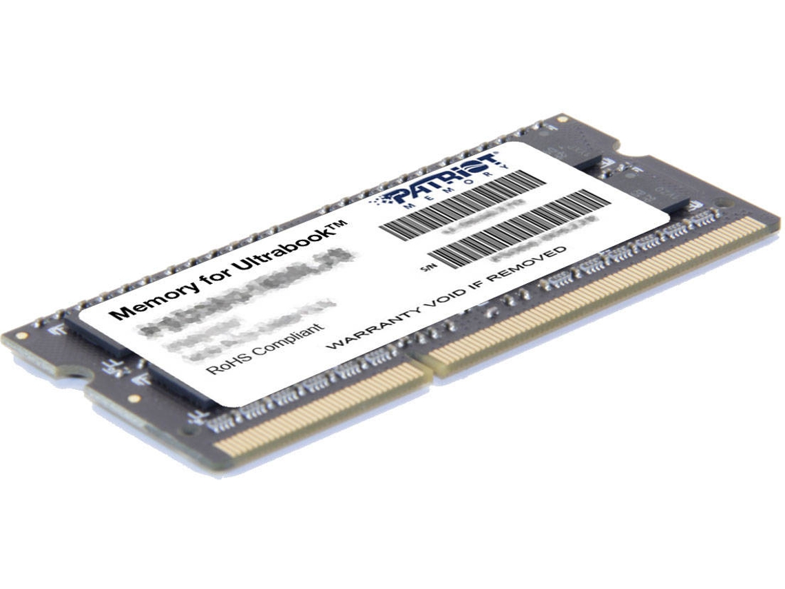 Memória RAM DDR3 PATRIOT MEMORY PSD38G1600L2S (1 x 8 GB - 1600 MHz)
