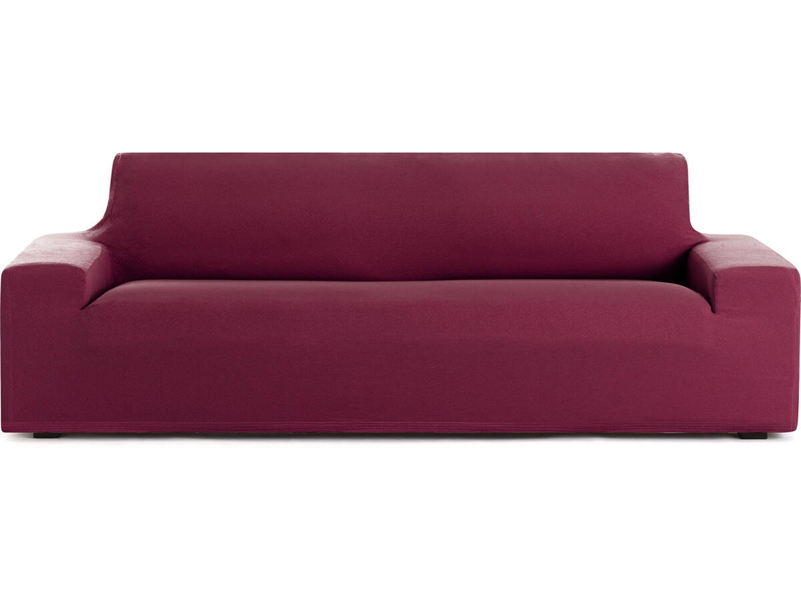 Capa de Sofá 3 Lugares EYSA Premium Bronx Tecido Multielástico (210 x 70 x 110 cm - Poliéster - Burdeos)