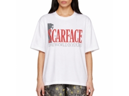 Rockinstone Scarface Movie The World Diy White Adult T-shirt Size:xxxl
