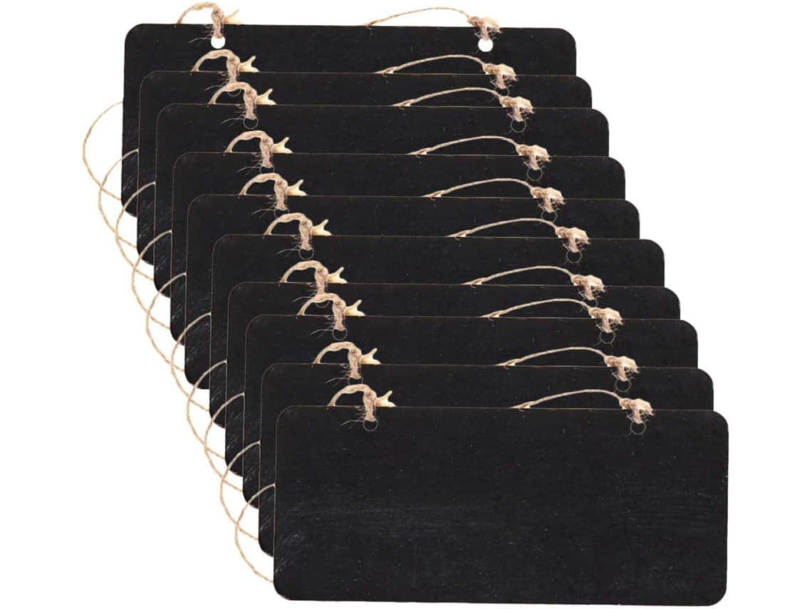 Conjunto De 10 Quadros De Avisos De Parede Com Giz