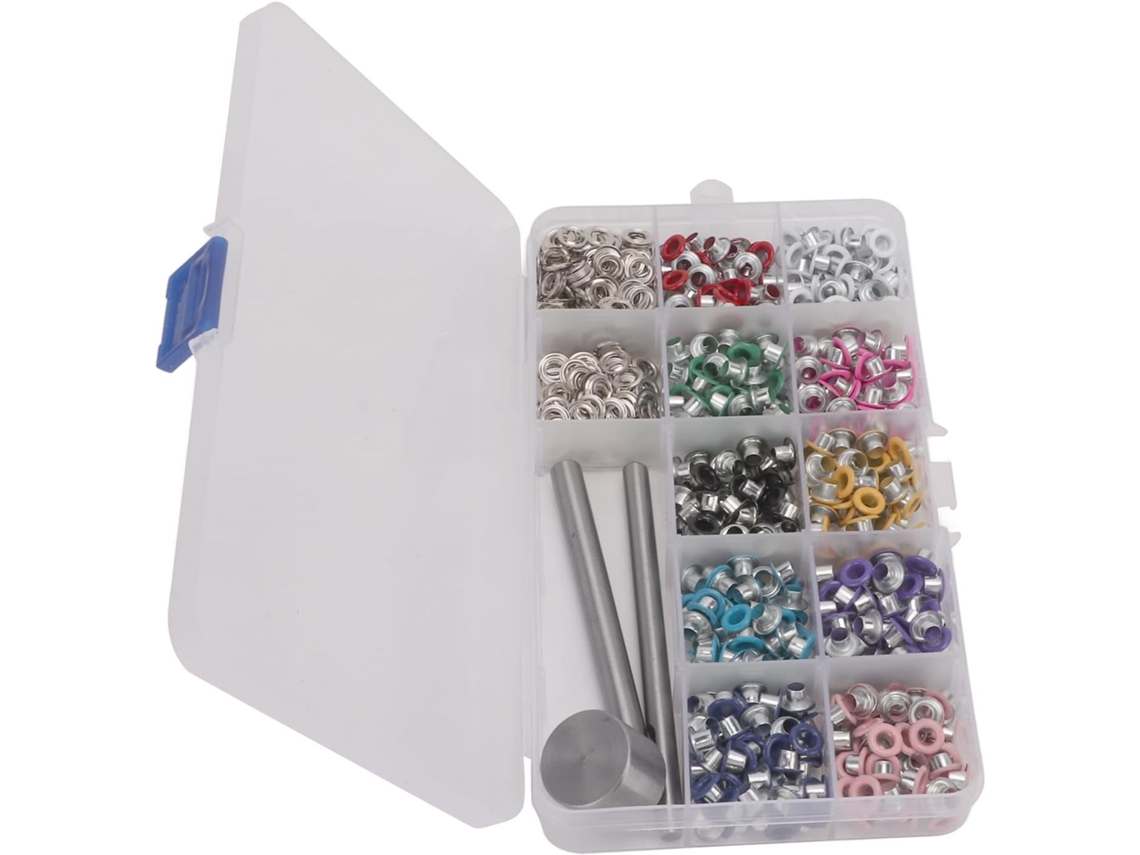 Kit De Ilhós Multicolorido E Durável Para Decoração Calças, Chapéus