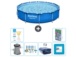 Bestway Piscina Bestway Steel Pro Redonda - 366x76 Cm - 7-peças S188