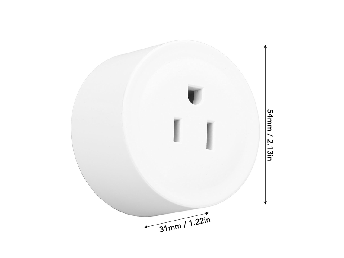 Laxiscreed Soquete Wi-fi Inteligente Com Controlo Remoto E Temporizador De Ligado/desligado