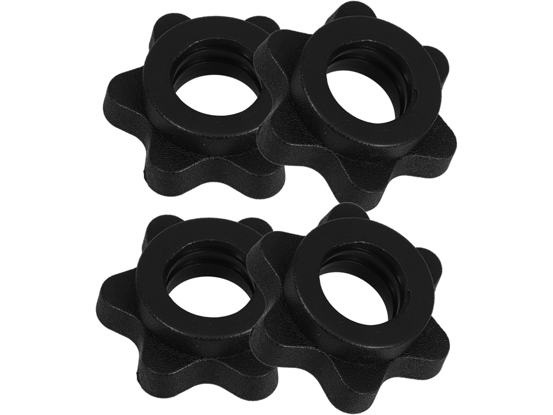 Porca Autotravante Para Barras De Peso 2,5 Cm, Plástico Resistente,