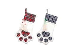 Meias De Natal Para Ces, Meias Vermelhas De Tric Para Ces, Meias Para Animais De Estimao, Decorao De Natal Para Ces Hengjian