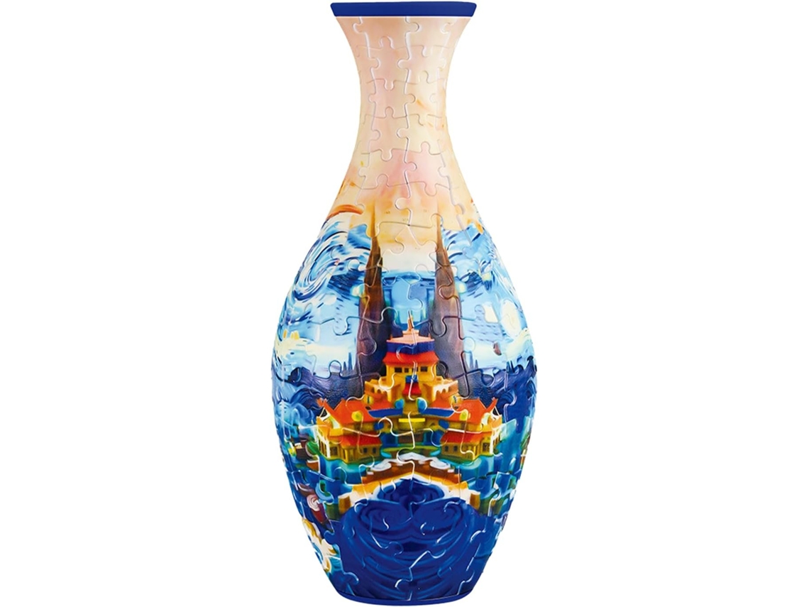 Vaso De Quebra-cabeça 3d, Decoração Para Casa, Construção De Quebra-cabeça Curvo |