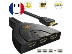 Detalhes Sobre Cabo Divisor Hdmi 3 Portas 1080p Multi Switch Switcher Hub Box Para Ps3 Xbox Dvd Isonix