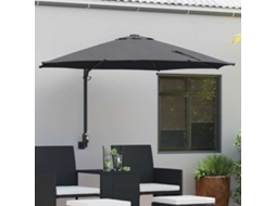 Vidaxl Guarda-sol De Jardim Manual Antracite 248 X 248 X 148 Cm