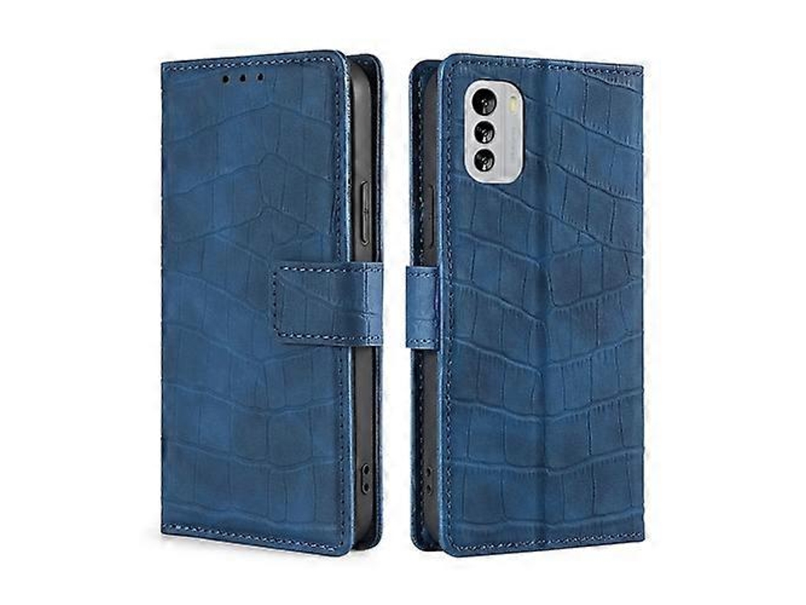 Capa De Couro Com Fecho Magnético E Sensação De Pele De Crocodilo Para Nokia G60 5g
