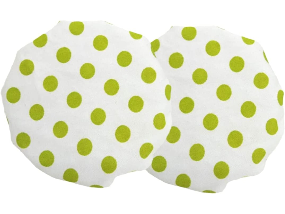 Qiland Protetores De Maçaneta 2 Peças Capas Macias E Redondas Para Maçanetas Estilo Natural Decore A Sua Branco Verde