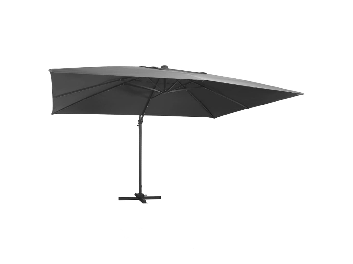 Cantilever Garden Parasol, Cantilever Garden Parasols Vidaxl Antracite Tecido (400 X 300 Cm (7 X 5 Cm))
