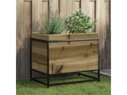 Vidaxl Vaso/floreira De Jardim 60x40x50 Cm Madeira De Pinho Impregnada