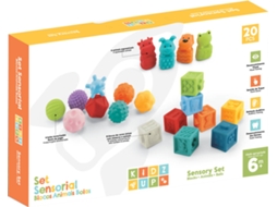 Set Sensorial TOPBRANDS Bloco Animais e Bolas (20 Peças - Idade Apropriada 6 meses)